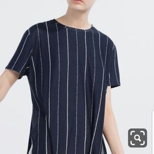 Zara Trafaluc striped tee, sz S